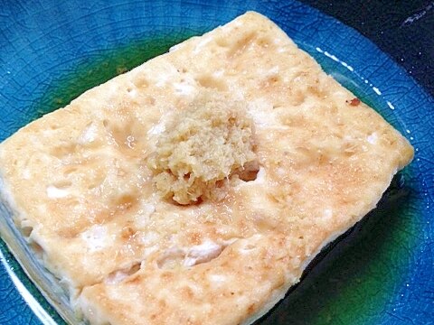 ショウガ風味が美味◎豆腐のショウガあんかけ